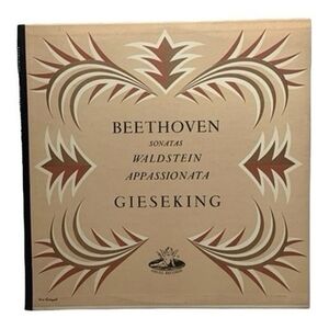 LP Walter Gieseking  - "Waldstein" And "Appassionata" Sonatas Vinyl Record